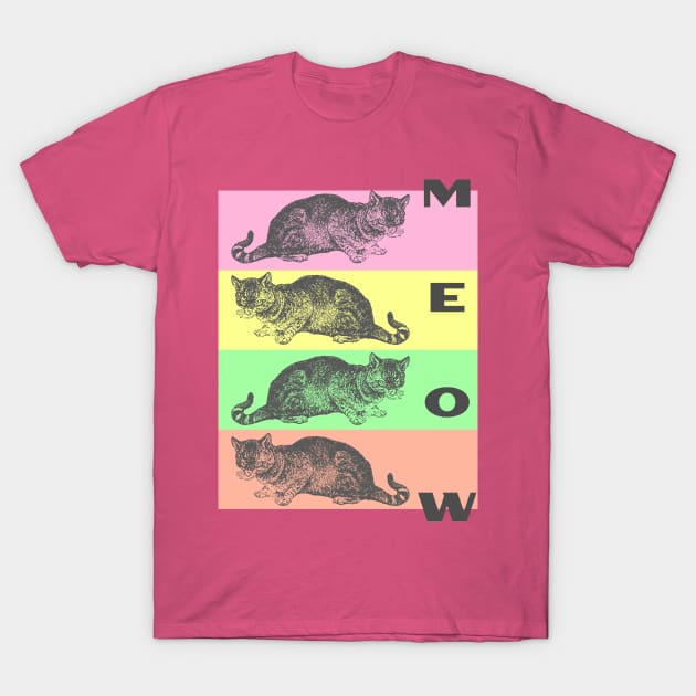 MEOW T-Shirt by VultureVomitInc